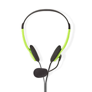 PC-Headset | On-Ear | 2x 3,5 mm Connectoren | 2,0 m | Groen