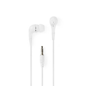 Bedrade Hoofdtelefoon | 1,2 m Ronde Kabel | In-Ear | Wit