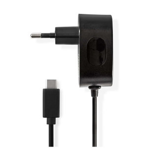 Wandoplader | 3,0 A | Vaste kabel | USB-C™ | Zwart