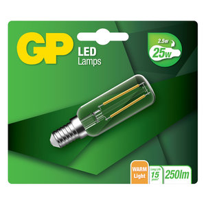 afzuigkaplamp E14 2,5W 250Lm buis LED