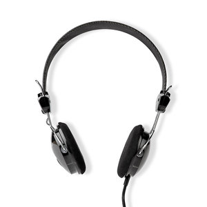 Bedrade Koptelefoon | 1,1 m Ronde Kabel | On-Ear | Opvouwbaar | Zwart
