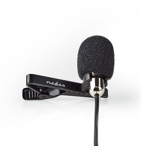 Bedrade Microfoon | Clip-On | Lavalier | 3,5 mm | Metaal