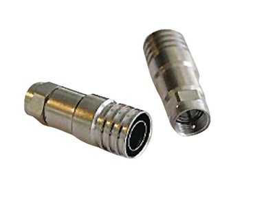 F-Connector 10 mm Male Zilver