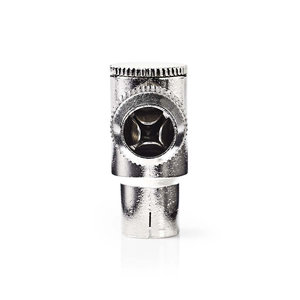 IEC (Coax) -Connector Haaks | Female - 2 Stuks | Metaal