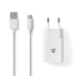 Thuislader | 1x 2.4 A | Aantal uitgangen: 1 | Poorttype: 1x USB-A | USB Type-C™ (Los) Kabel | 1.00 m | 12 W | Enkele Voltage Selectie