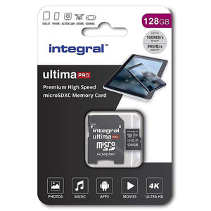 Integral Secure Digital kaart 128GB Micro SDXC V30