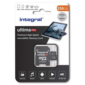 Integral Secure Digital kaart 256GB Micro SDXC V30