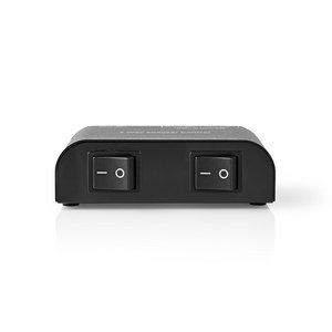 Speaker Control Box | 2-Poorts | Klemmen | Luidspreker Impedantie: 4-16 Ohm | Maximale Belasting per Kanaal: 150 W | Zwart