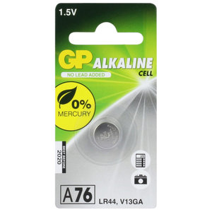 GP A76 knoopcel alkaline 1 stuk