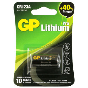 GP CR123A Foto Lithium Batterij