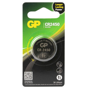 GP CR2450 Knoopcel Lithium Batterij