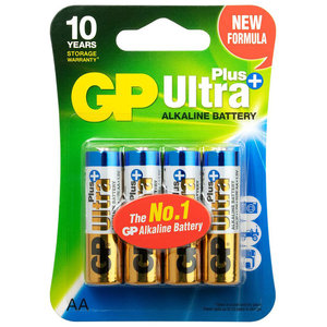 batterij Ultra+ Alkaline AA 4 stuks