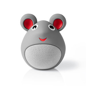 Bluetooth®-Speaker | Batterij speelduur: Tot 3 Uur | Handheld Ontwerp | 9 W | Mono | Ingebouwde microfoon | Koppelbaar | Animaticks Melody Mouse | Grijs