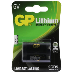 GP 2CR5 Foto Lithium Batterij