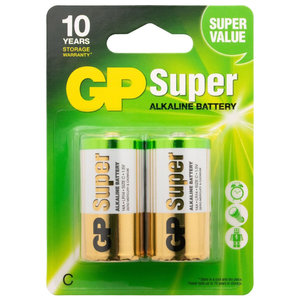 batterij Super Alkaline C 2 stuks