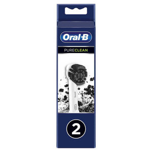Oral-B opzetborstels Pure Clean Charchoal (2 stuks)