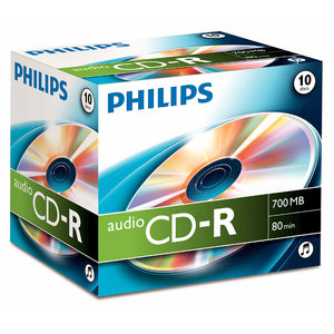 CD-R 700MB audio jewel case 10 stuks