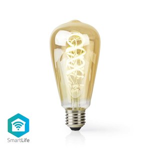SmartLife LED Filamentlamp | Wi-Fi | E27 | 360 lm | 4.9 W | Warm to Cool White | Glas | Android™ / IOS | ST64