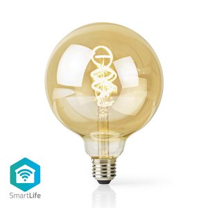 SmartLife LED Filamentlamp | Wi-Fi | E27 | 360 lm | 4.9 W | Warm to Cool White | Glas | Android™ / IOS | Globe