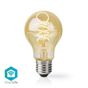 SmartLife LED Filamentlamp | Wi-Fi | E27 | 360 lm | 4.9 W | Warm to Cool White | Glas | Android™ / IOS | Peer