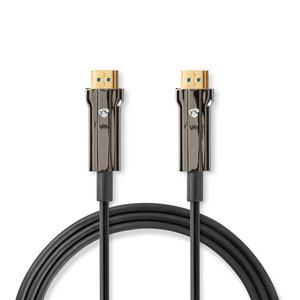 High Speed ​​HDMI™-Kabel met Ethernet | HDMI™ Connector | HDMI™ Connector | 8K@60Hz | 48 Gbps | 15.0 m | Rond | PVC | Zwart | Gift Box