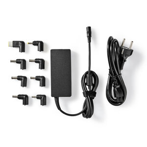 Notebook-Adapter | 65 W | 4.5 x 3.0 mm (19.5V) Dell / 4.5 x 3.0 mm (19.5V) HP / 4.8 x 1.7 mm (18.5V) / 5.5 x 1.7 mm (19V) / 5.5 x 2.5 mm (19V) / 5.5 x 3.0 mm (19V) / 7.4 x 5.0 mm (18.5V) / 7.4 x 5.0 m