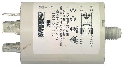 Condensator 0.47uf / 450 v + earth