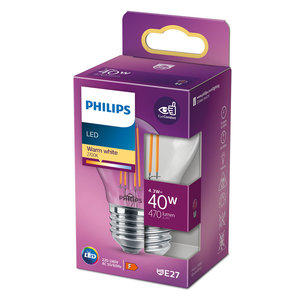 Phi LED cl P45 CL ND 40E E27