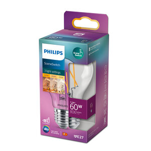 Phi LED A60 SSW CL ND 60W E27