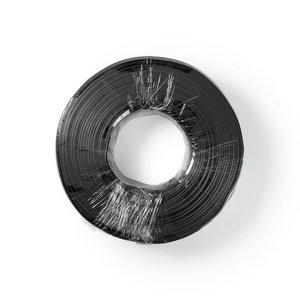 Audiokabel | 2x 0.15 mm² | CCA | 100.0 m | Rond | PVC | Zwart | Folieverpakking