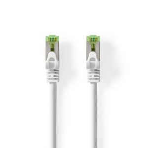 CAT7-Kabel | PiMF | RJ45 Male | RJ45 Male | 1.00 m | Rond | LSZH | Wit | Polybag