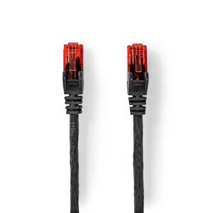 CAT6-kabel | RJ45 Male | RJ45 Male | U/UTP | 30.0 m | Buitenshuis | Rond | PE | Zwart | Envelop