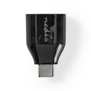 USB-Adapter | USB 3.2 Gen 1 | USB-C™ Male | USB-A Female | 5.0 Gbps | Vernikkeld | Zwart | Doos