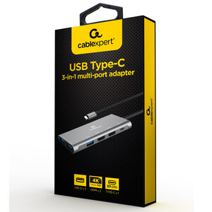 USB-C 3-in-1 multipoort-adapter
