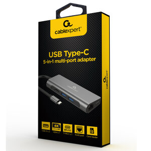 USB-C 5-in-1 multipoort-adapter