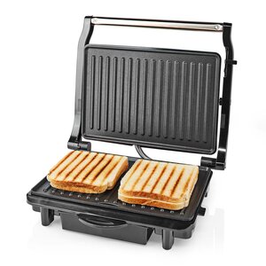 Contact Grill | 1500 W | 25.4 x 17.8 cm | Automatische temperatuurregeling | Aluminium / Kunststof