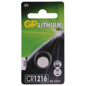 GP knoopcel lithium 1216 DL1216 CR1216