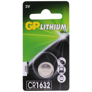 GP CR1632 Knoopcel Lithium Batterij