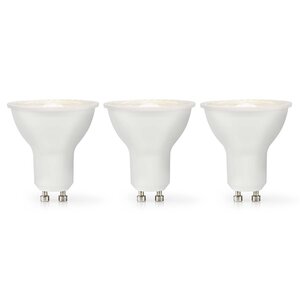 LED-Lamp GU10 | Spot | 4.5 W | 345 lm | 2700 K | Warm Wit | Aantal lampen in verpakking: 3 Stuks