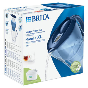 BRITA waterfilterkan Marella XL 3,5l blauw