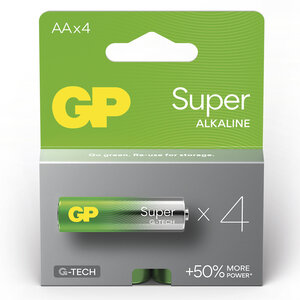 GP batterij Super Alkaline AA 4 stuks