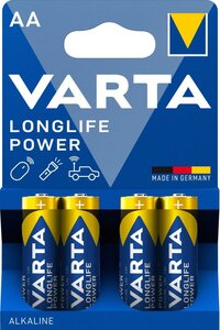 Varta Longlife Power batterij AA LR06 LR6 15A MN1500 penlite