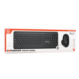 draadloos multi-mode toetsenbord + muis zwart
