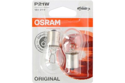 Osram Original Halogeen lampen - BA15S - 12V/21W - set à 2 stuks