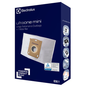 Electrolux ES01 9001670109 Stofzuigerzak ES01, stofzuigerzak fleece (doos) S-Bag mini 4st.