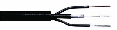 Composiet Kabel op Haspel 10/0.10 + 2x 16.020 - 100 m Zwart