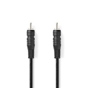 Digitale Audiokabel | RCA Male | RCA Male | Vernikkeld | 2.00 m | Rond | PVC | Zwart | Doos