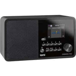 DABMAN i150 Compacte Hybride Radio voor Internet / DAB+ / FM Zwart