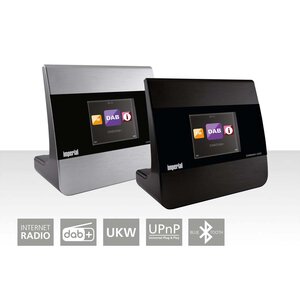 DABMAN i400 Compact Hybride Radio DAB+ / FM / Internet / Bluetooth Zilver