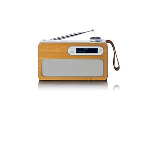 Draagbare DAB+ radio met Bluetooth® Milieuvriendelijk bamboe